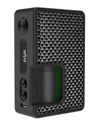 Девайс Vandy Vape Pulse BF 80W TC - Батарейный блок для электронной сигареты. Оригинал Карбон Серебристый Черный