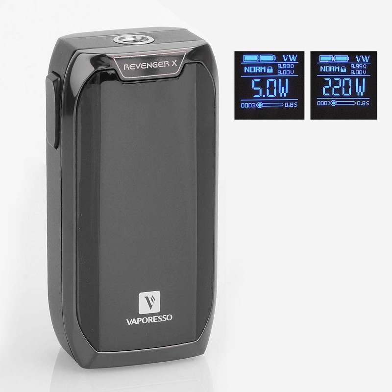 Девайс Vaporesso Revenger X 220W - Батарейный блок для электронной сигареты. Оригинал Черный