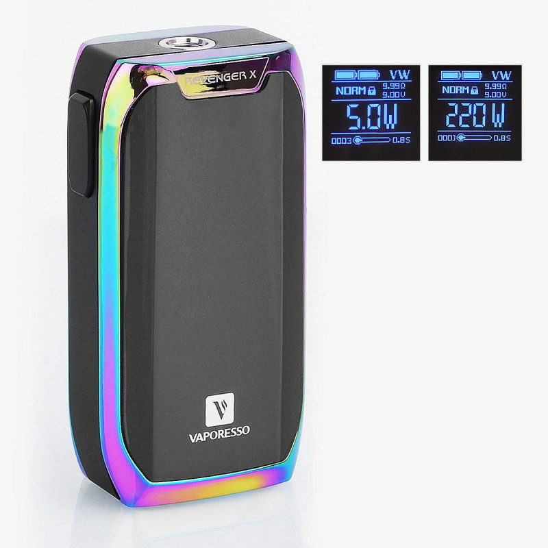 Девайс Vaporesso Revenger X 220W - Батарейный блок для электронной сигареты. Оригинал Радуга