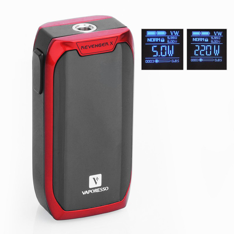 Девайс Vaporesso Revenger X 220W - Батарейный блок для электронной сигареты. Оригинал Красный