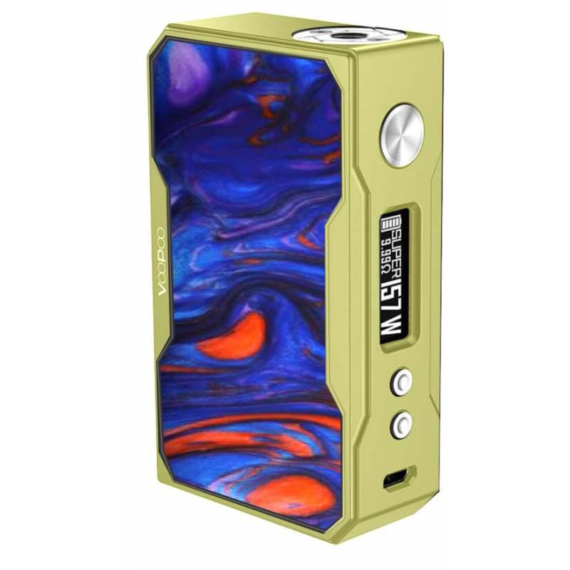 Девайс Voopoo Drag 157W TC, золотой корпус - Батарейный блок для электронной сигареты. Оригинал Лазурный