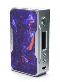Девайс Voopoo Drag 157W TC, стальной корпус - Батарейный блок для электронной сигареты. Оригинал Лазурный