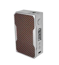 Voopoo Drag 157W TC, стальной корпус - Батарейный блок для электронной сигареты. Оригинал Серебристый+Красный