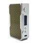 Девайс Voopoo Drag 157W TC, стальной корпус - Батарейный блок для электронной сигареты. Оригинал Серебристый+Желтый