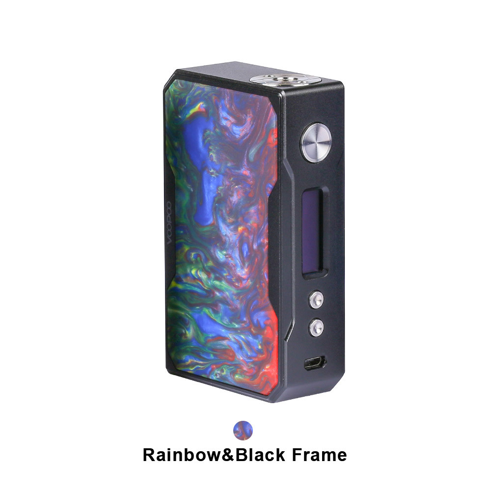 Девайс Voopoo Drag 157W TC, черный корпус - Батарейный блок для электронной сигареты. Оригинал Радуга
