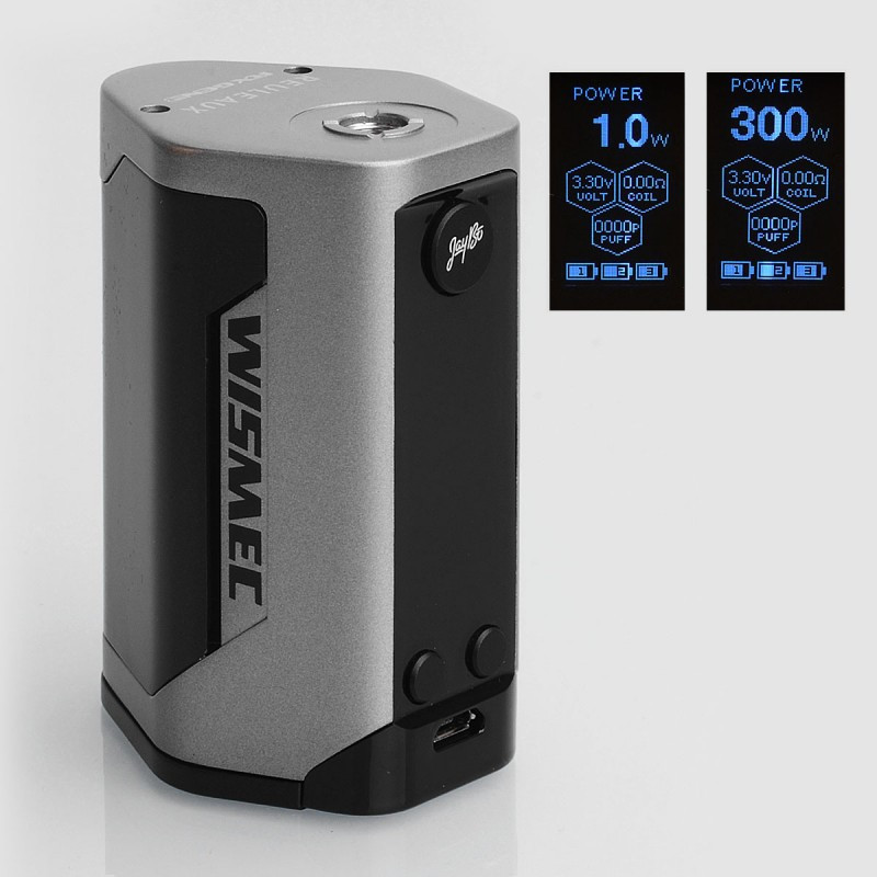 Девайс WISMEC Reuleaux RX GEN3 300W MOD - Батарейный блок для электронной сигареты. Оригинал Серый