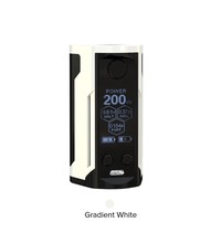 WISMEC Reuleaux RX GEN3 Dual 230W TC - Батарейный блок для электронной сигареты. Оригинал Градиент Белый