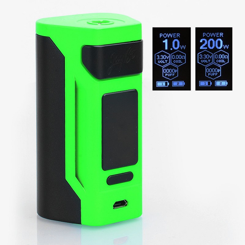 Девайс WISMEC Reuleaux RX2 20700 200W - Батарейный блок для электронной сигареты. Оригинал Зеленый