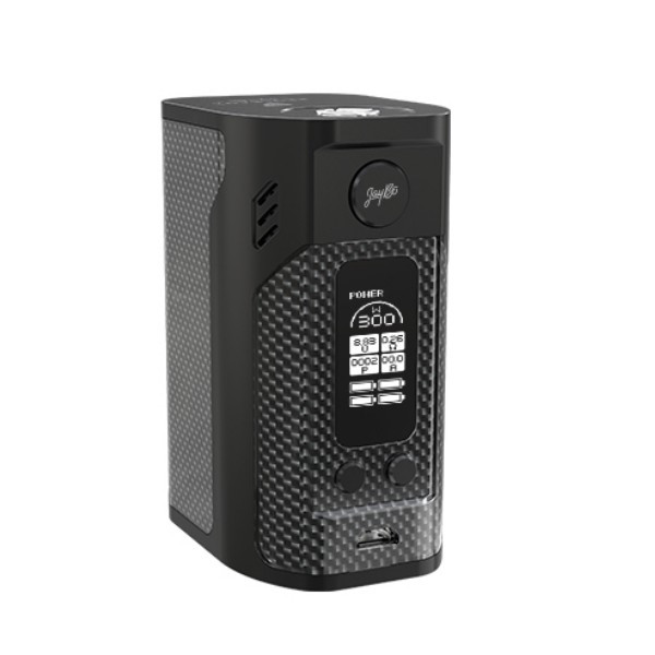 Девайс WISMEC Reuleaux RX300W TC - Батарейный блок для электронной сигареты. Оригинал Черный Карбон