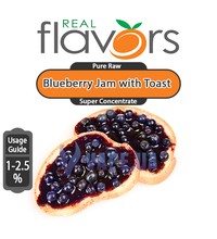 Real Flavors (SC) - Blueberry Jam with Toast (Черничный джем с тостами), 10 мл.