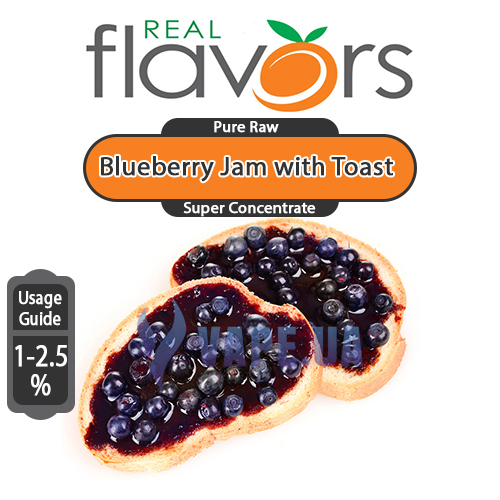 Ароматизатор Real Flavors (SC) - Blueberry Jam with Toast (Черничный джем с тостами), 10 мл.