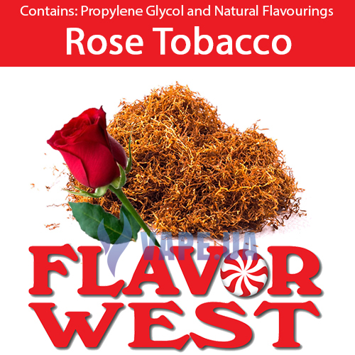 Ароматизатор FlavorWest Rose Tobaсco (Розовый табак), 5 мл.
