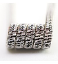 Staggered fused clapton (2 шт) Нихром 0,4 * 0,2 Нихром, диаметр 2,5