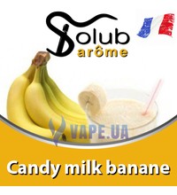 Solub Arome - Candy Milk Banane (Молочная конфета с бананом), 10 мл.