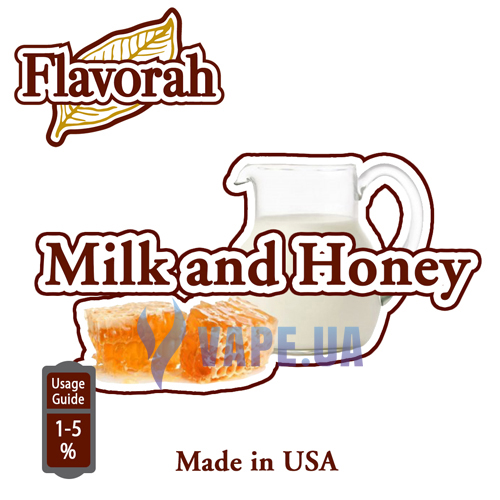 Ароматизатор Flavorah - Milk & Honey (Молоко с мёдом), 30 мл.