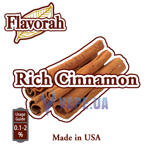 Ароматизатор Flavorah - Rich Cinnamon (Корица), 30 мл.