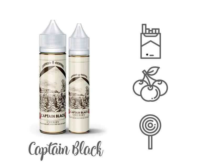 Жидкость Monster Flavor - Capitain Black Cherry, 60 мл.
