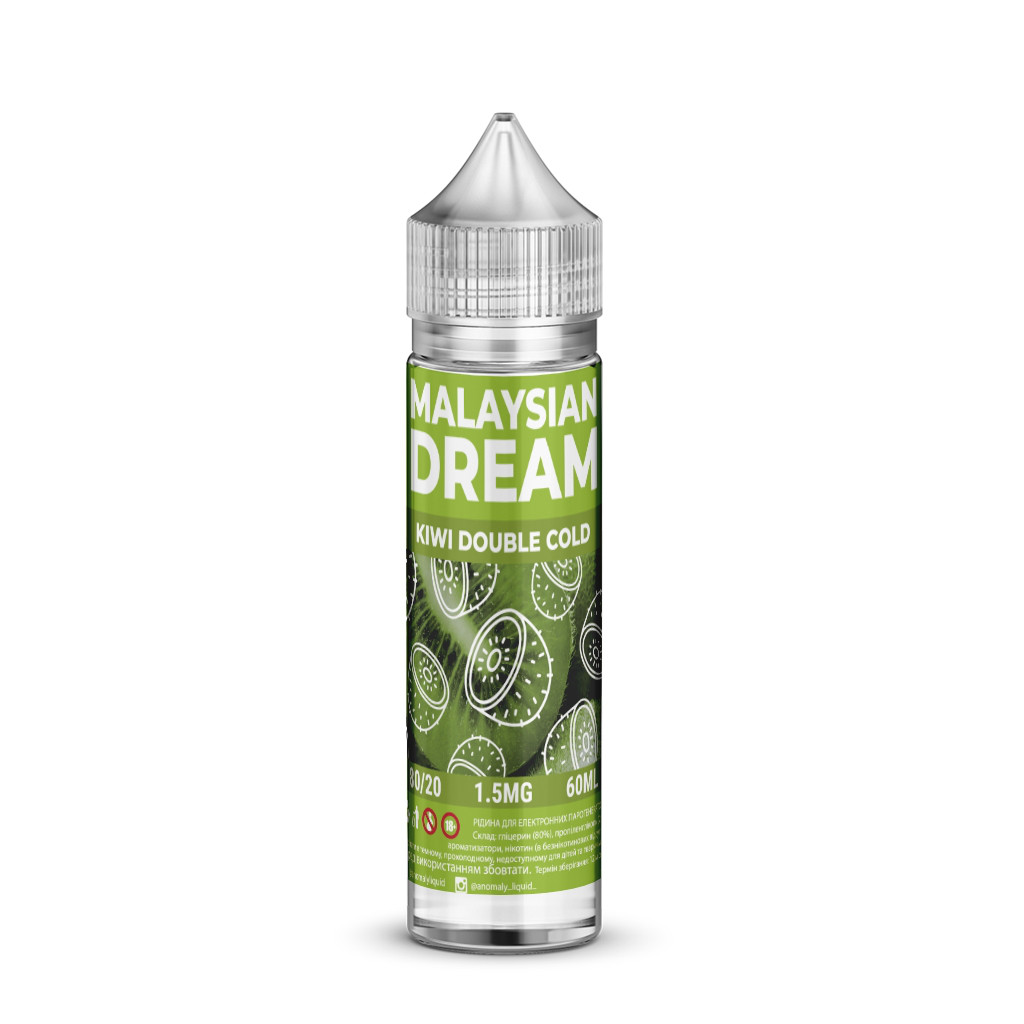 Жидкость Malaysian Dream - Kiwi Double Cold, 60 мл.