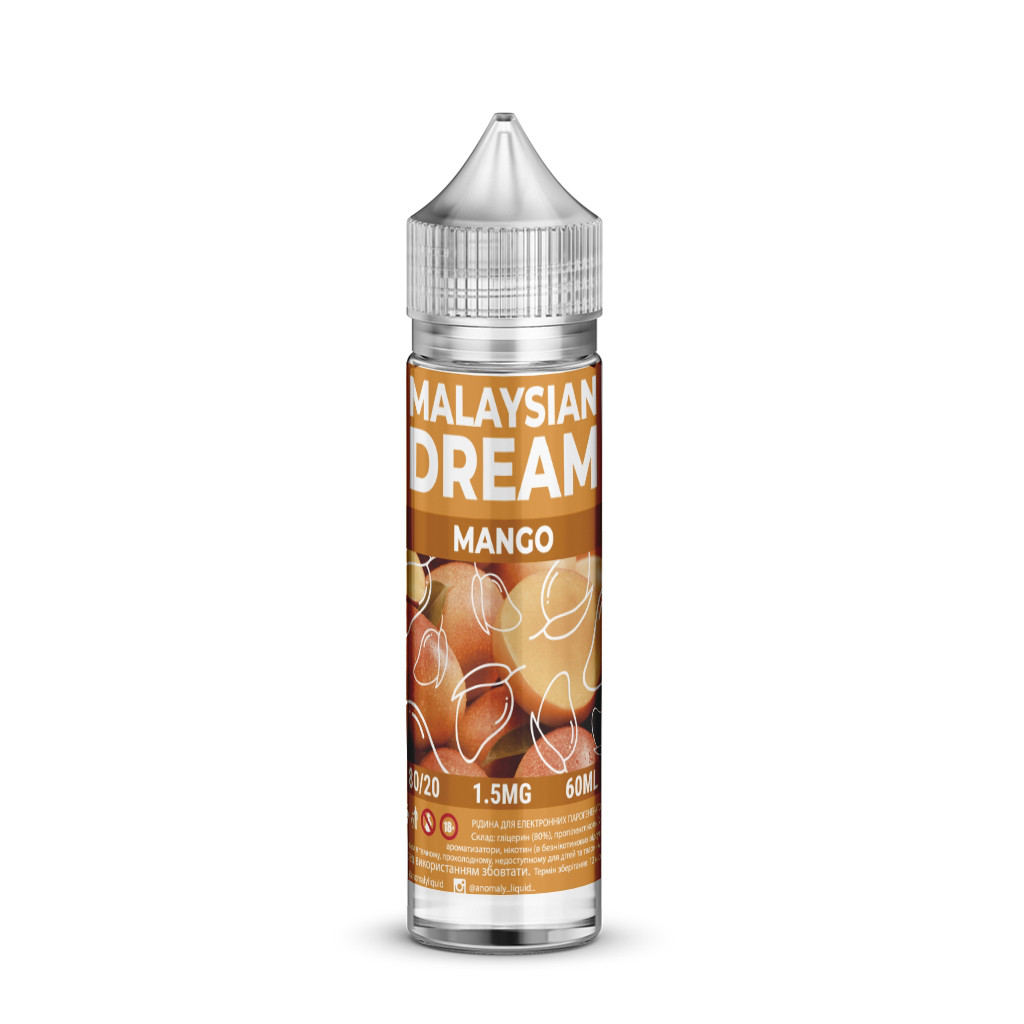 Жидкость Malaysian Dream - Mango, 60 мл.