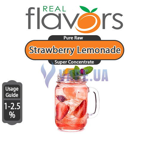 Ароматизатор Real Flavors (SC) - Strawberry Lemonade (Клубничный лимонад), 30 мл.