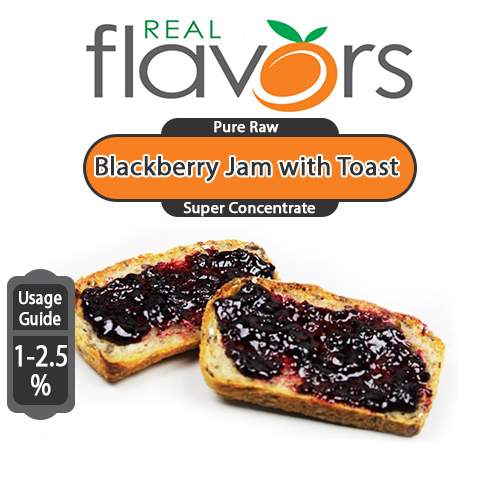 Ароматизатор Real Flavors (SC) - Blackberry Jam with Toast (Ежевичный джем с тостами), 30 мл.