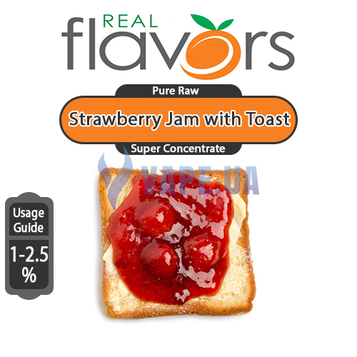 Ароматизатор Real Flavors (SC) - Strawberry Jam with Toast (Клубничный джем с тостами), 100 мл.