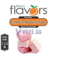 Real Flavors (SC) - Pink Candy Burst Type (Клубничные жевательные конфеты), 472 мл. (16 oz)