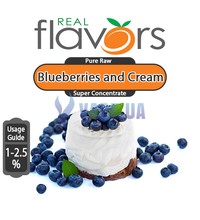 Real Flavors (SC) - Blueberries and Cream (Черника и крем), 472 мл. (16 oz)