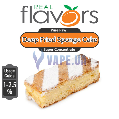 Ароматизатор Real Flavors (SC) - Deep Fried Sponge Cake (Поджаренный бисквит), 472 мл. (16 oz)