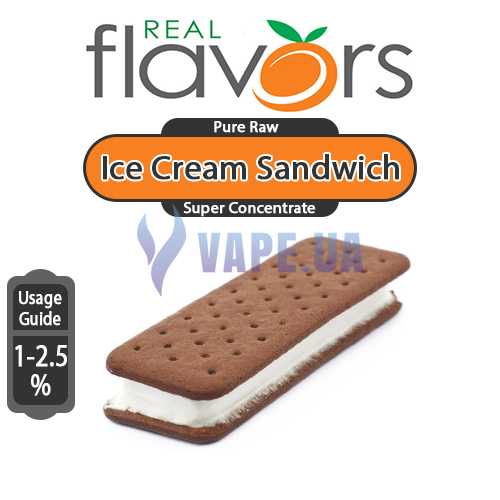 Ароматизатор Real Flavors (SC) - Ice Cream Sandwich (Сэндвич с мороженым), 472 мл. (16 oz)