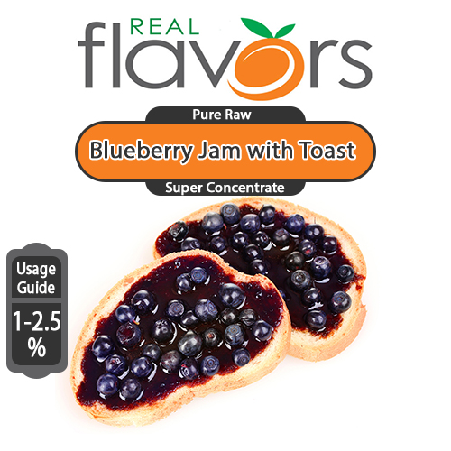 Ароматизатор Real Flavors (SC) - Blueberry Jam with Toast (Черничный джем с тостами), 472 мл. (16 oz)