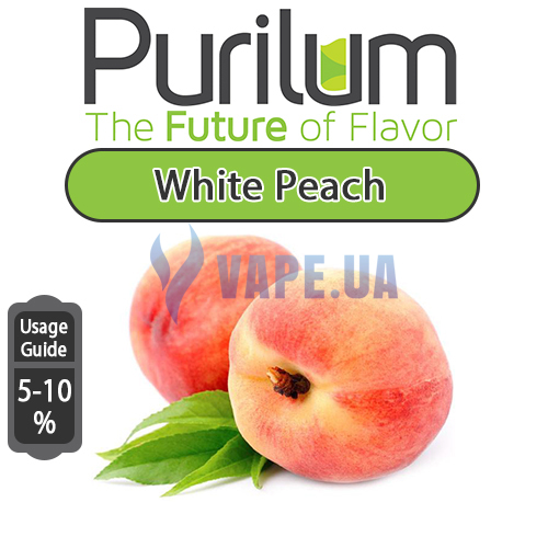Ароматизатор Purilum - White Peach (Белый персик), 30 мл.