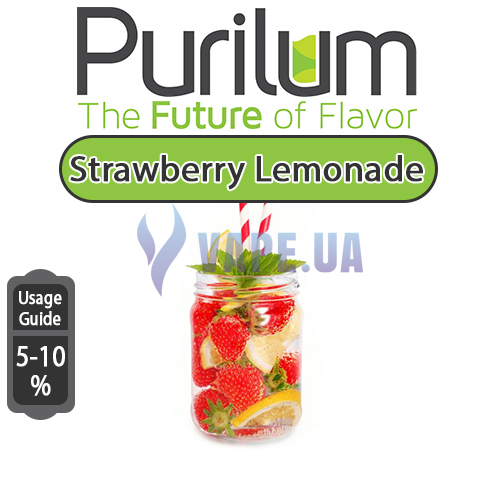 Ароматизатор Purilum - Strawberry Lemonade (Клубничный лимонад), 50 мл.