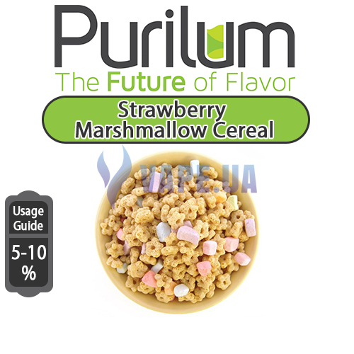 Ароматизатор Purilum - Strawberry Marshmallow Cereal (Клубничный зефир и рисовые хлопь), 100 мл.