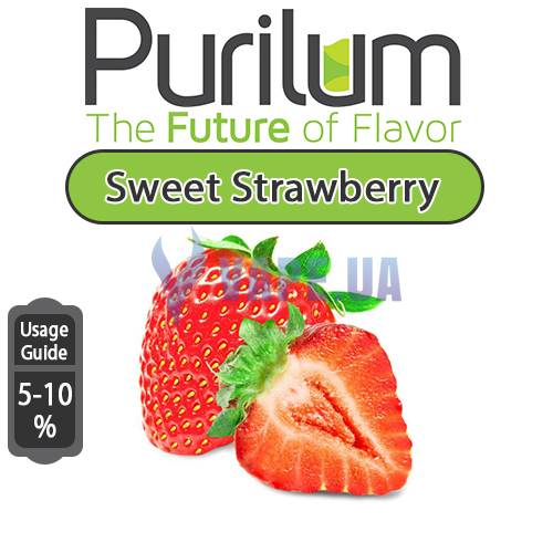 Ароматизатор Purilum - Sweet Strawberry (Сладкая клубника), 100 мл.