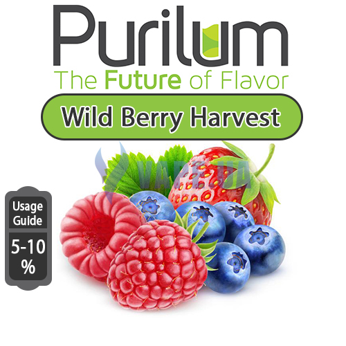 Ароматизатор Purilum - Wild Berry Harvest (Дикие ягоды), 100 мл.