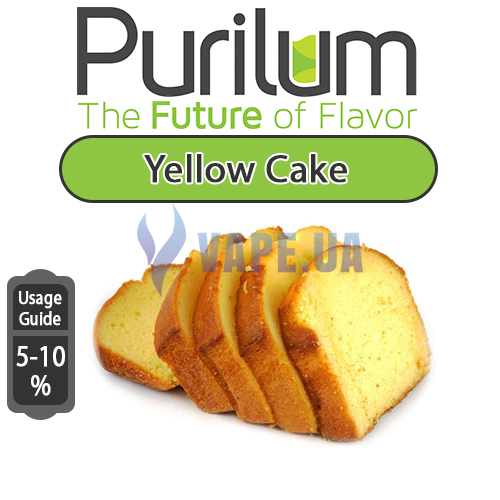 Ароматизатор Purilum - Yellow Cake (Желтый торт), 100 мл.