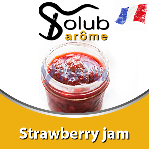 Ароматизатор Solub Arome - Strawberry jam (Клубнично - карамельное варенье), 30 мл.