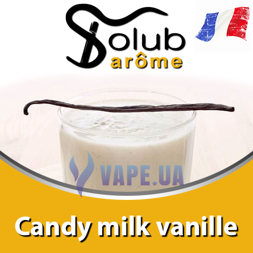 Ароматизатор Solub Arome - Candy Milk Vanille (Молочная конфета с нотками ванили), 50 мл.