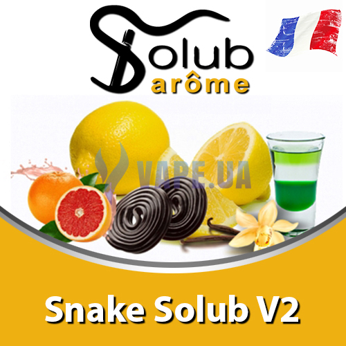 Ароматизатор Solub Arome - Snake Solub V2 (Абсент, ваниль, цедра лимона, грейпфрут), 50 мл.