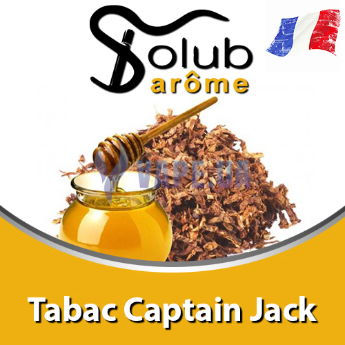 Ароматизатор Solub Arome - Tabac Captain Jack (Трубочный табак коричневый с медом, ромом, виски), 100 мл.