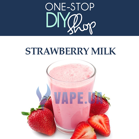 Ароматизатор One Stop DIY  Strawberry Milk (Клубничное молоко), 30 мл.