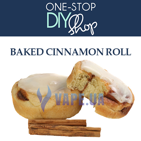 Ароматизатор One Stop DIY Baked Cinnamon Rolls (Булочка с корицей), 30 мл.