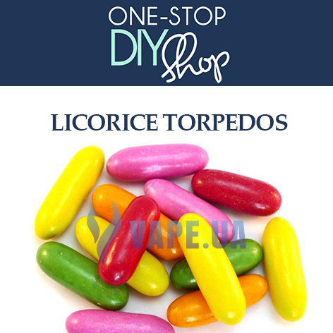 Ароматизатор One Stop DIY Licorice Torpedos (Конфеты с лакрицей), 120 мл.