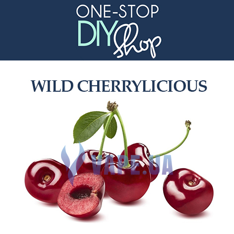 Ароматизатор One Stop DIY Wild Cherrylicious (Дикая вишня), 120 мл.