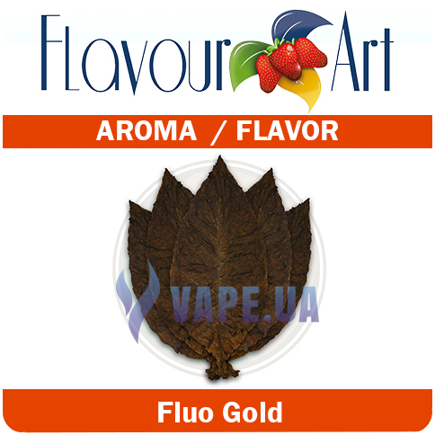 Ароматизатор FlavourArt Gold Fluo (Орехово-медовый табак), 5 мл.