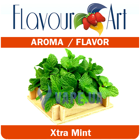 Ароматизатор FlavourArt Xtra Mint (Экстра мята), 100 мл.