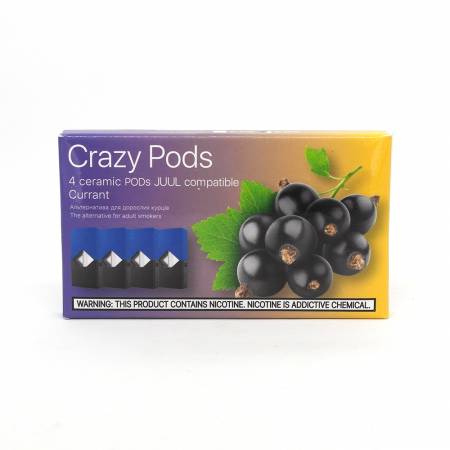 Картриджы Crazy Pods Cartridge 50 мг 0.7 мл 4 шт Currant