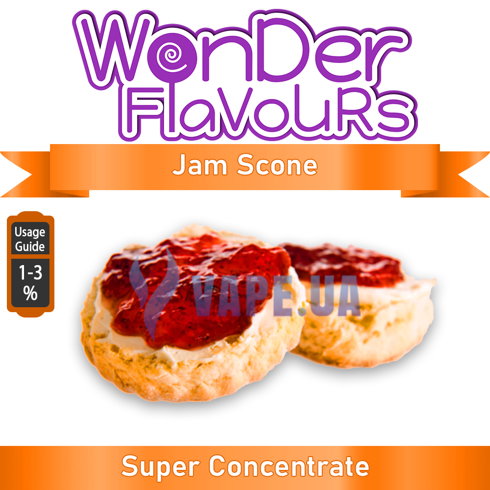 Ароматизатор Wonder Flavours (SC) - Jam Scone (Джем сконе), 10 мл.