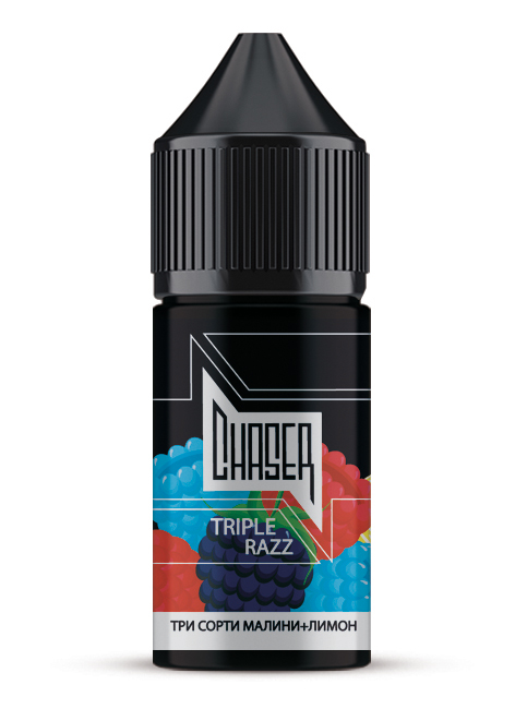 Жидкость Chaser Black Salt - Triple Razz, 30 мл.